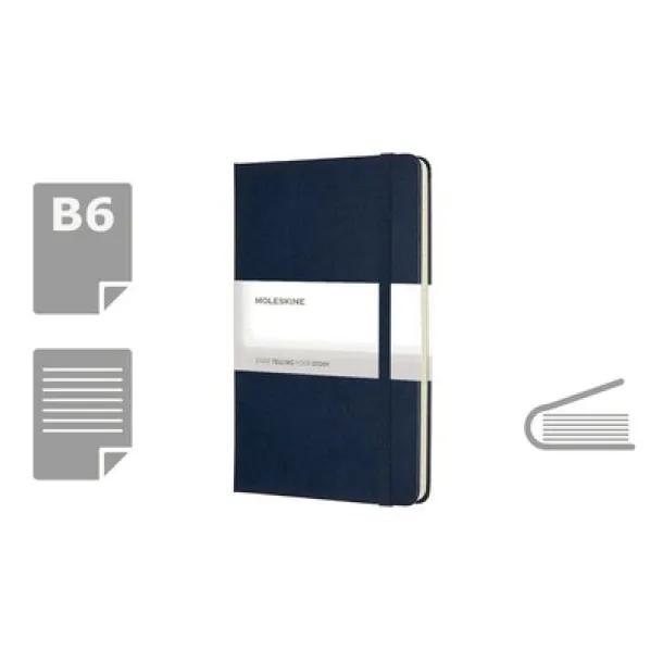  MOLESKINE notes, cca B6 dark blue