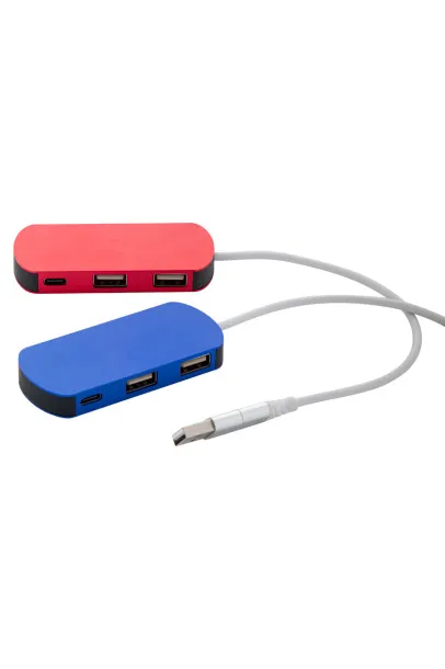 Raluhub USB hub Red