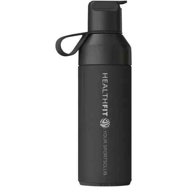 Ocean Bottle GO boca za vodu s vakuumskom izolacijom, 500 ml - Ocean Bottle Solid black