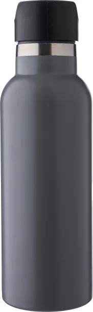 ELAINE Stainless steel double-walled drinking bottle 500 ml grey