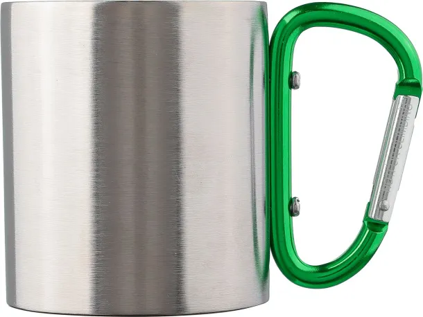  Stainless steel double walled mug Nella green