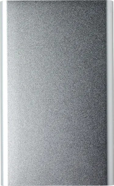 Ezra Aluminijska prijenosna baterija, 4 000 mAh Srebrna