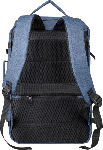 MALCOLM rPET polyester (300D) backpack Plava