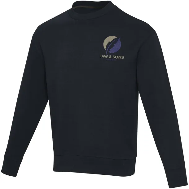 Jet Unisex Aware™ reciklirani pulover s okruglim izrezom, 280 g/m² - Elevate NXT Mornarsko plava