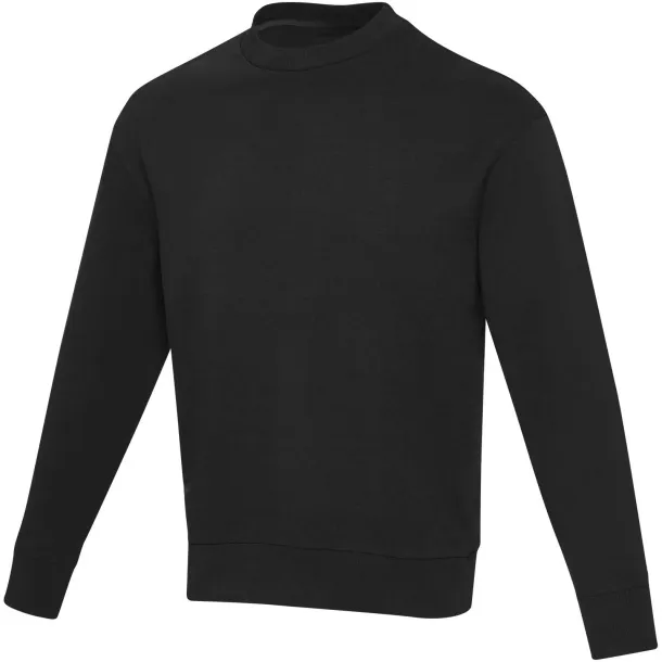 Jet unisex Aware™ recycled crewneck sweater - Elevate NXT Solid black
