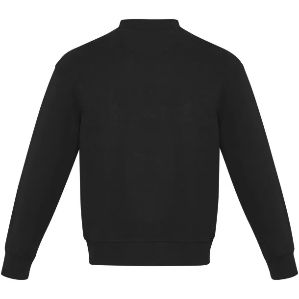 Jet unisex Aware™ recycled crewneck sweater - Elevate NXT Solid black