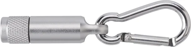 TRACY Aluminium mini torch with carabiner Vino