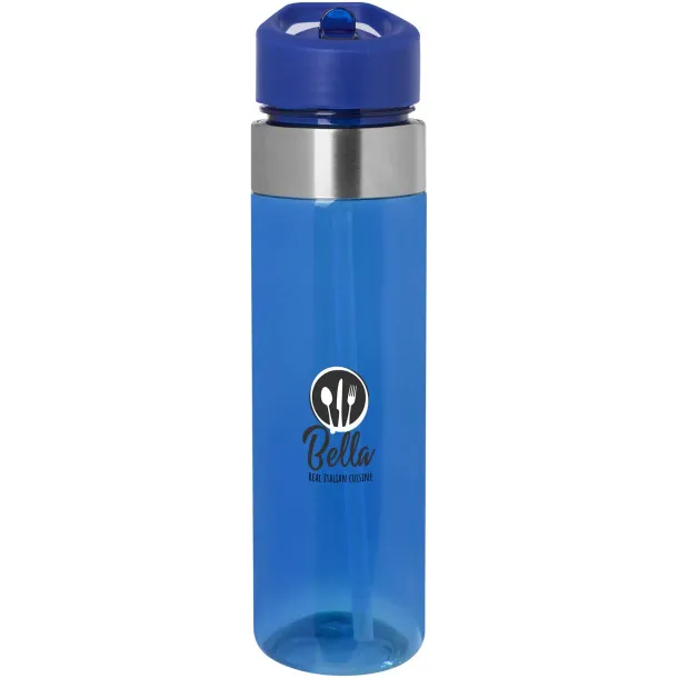 Dylan 650 ml Tritan water bottle with flip spout lid Blue