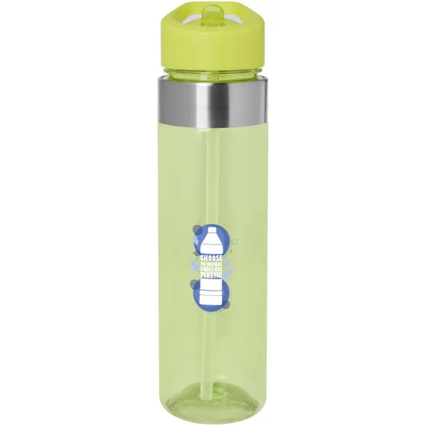 Dylan 650 ml Tritan water bottle with flip spout lid Lime