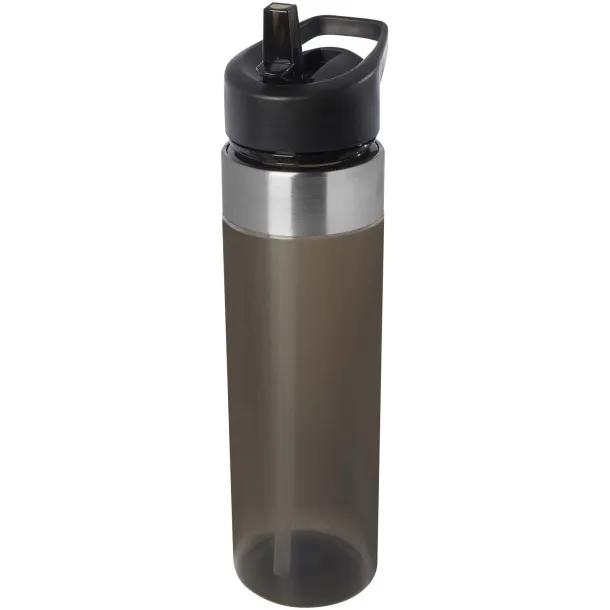Dylan 650 ml Tritan water bottle with flip spout lid Grey