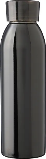 Cindy Stainless steel single-walled drinking bottle 650 ml black