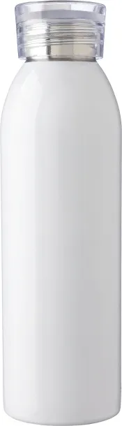 Cindy Stainless steel single-walled drinking bottle 650 ml white