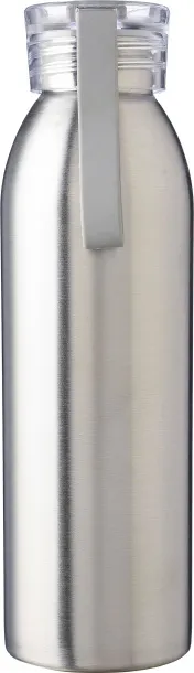 Cindy Stainless steel single-walled drinking bottle 650 ml silver