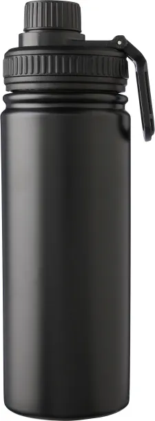 Chad Stainless steel double-walled drinking bottle 500 ml black