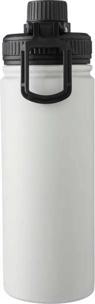 Chad Stainless steel double-walled drinking bottle 500 ml white