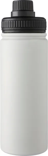 Chad Stainless steel double-walled drinking bottle 500 ml white