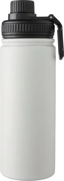 Chad Stainless steel double-walled drinking bottle 500 ml white