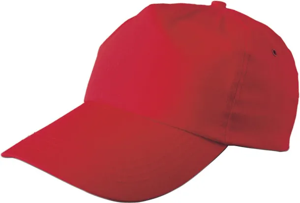 LISA Cotton twill cap Lisa red