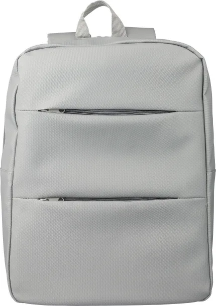 Felicia PU 15 inch laptop backpack Siva