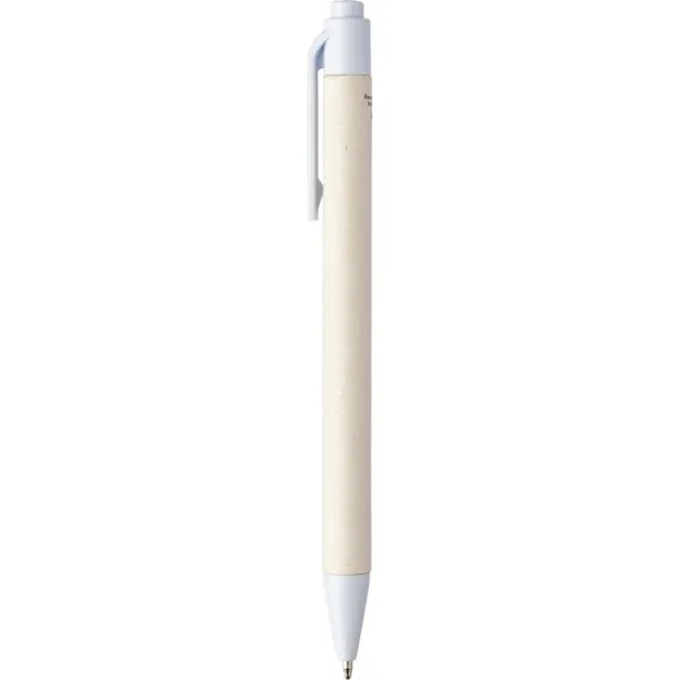  Ball pen made from milk cartoon white