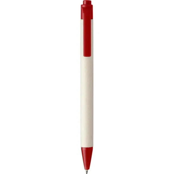  Ball pen made from milk cartoon red