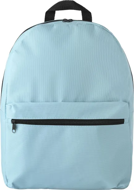 Dave Polyester (600D) backpack  light blue