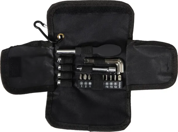 Tessa Oxford fabric (600D) tool kit  Crna