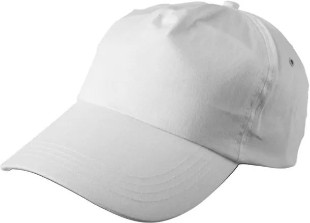 LISA Cotton twill cap Lisa Bijela