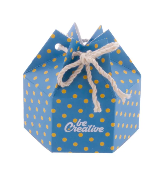 CreaBox HexaCord S personalizirana poklon kutija u obliku šesterokuta Bijela
