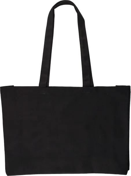 Hugh Oeko-Tex cotton (280 gsm) shopping bag black