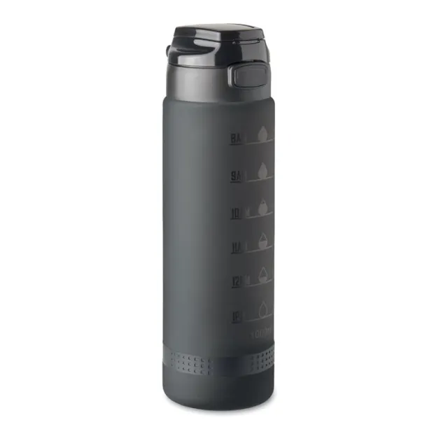 LEVEL Sports water bottle RPET 1L Black