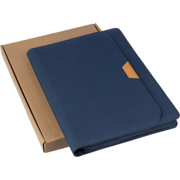  Conference folder approx. A4 RPET navy blue