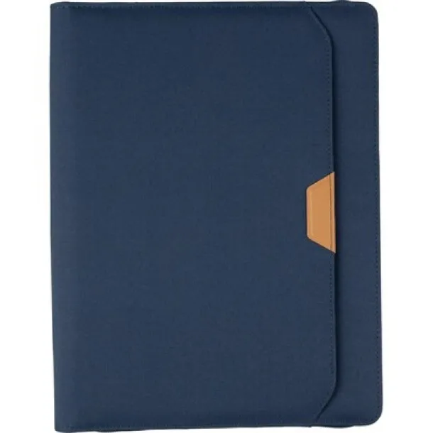  Conference folder approx. A4 RPET navy blue