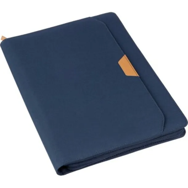  Conference folder approx. A4 RPET navy blue