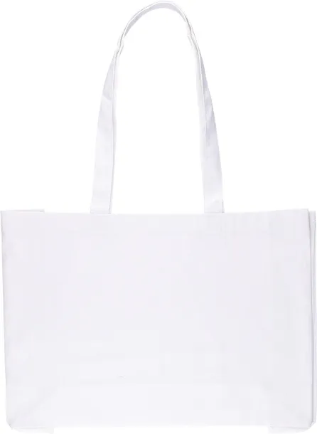 ISAAC Oeko-Tex cotton (220 gsm) shopping bag white