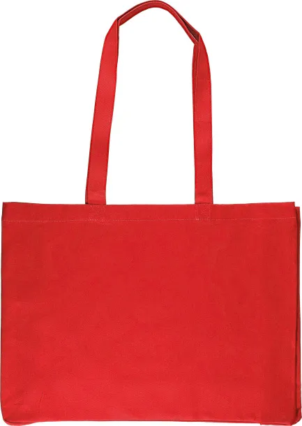 ISAAC Oeko-Tex cotton (220 gsm) shopping bag Crvena