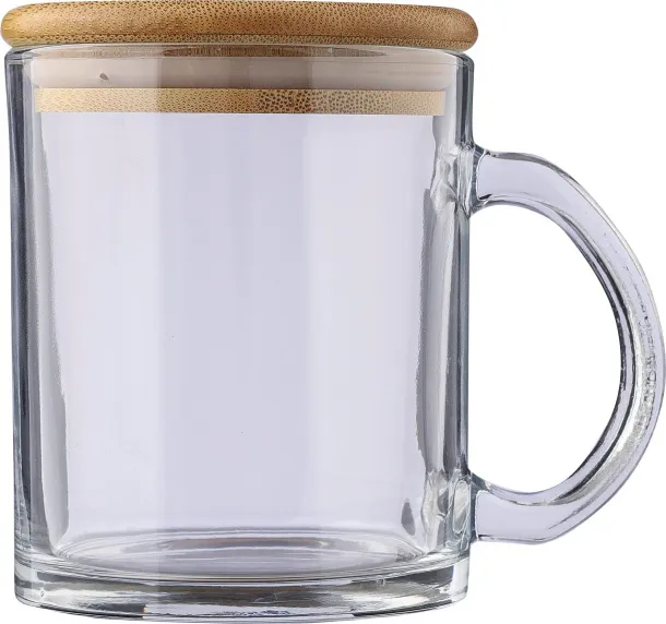 ASHLEY Recycled glass drinking mug 300 ml neutral