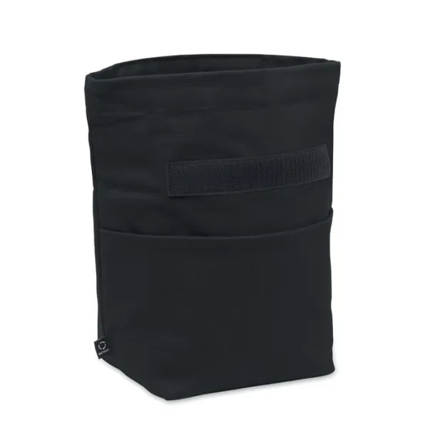 RECOBA COLOUR Recycled cotton cooler bag Black