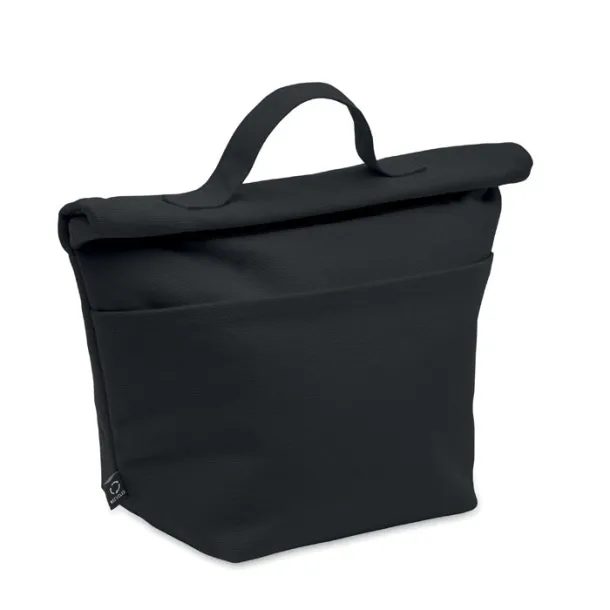 RECOBA COLOUR Recycled cotton cooler bag Black