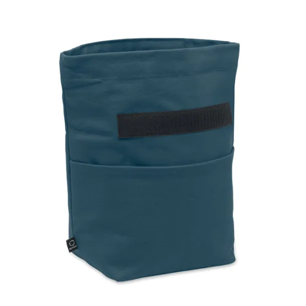 RECOBA COLOUR Recycled cotton cooler bag Blue