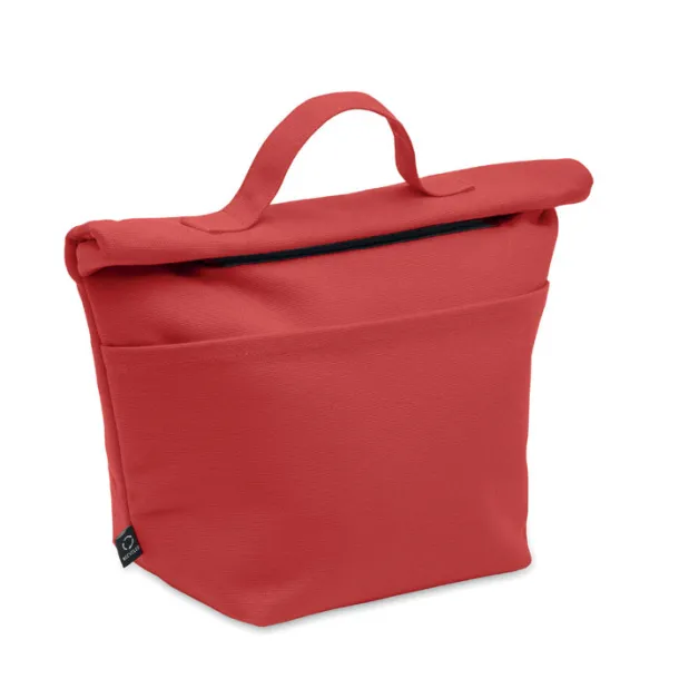 RECOBA COLOUR Recycled cotton cooler bag Red