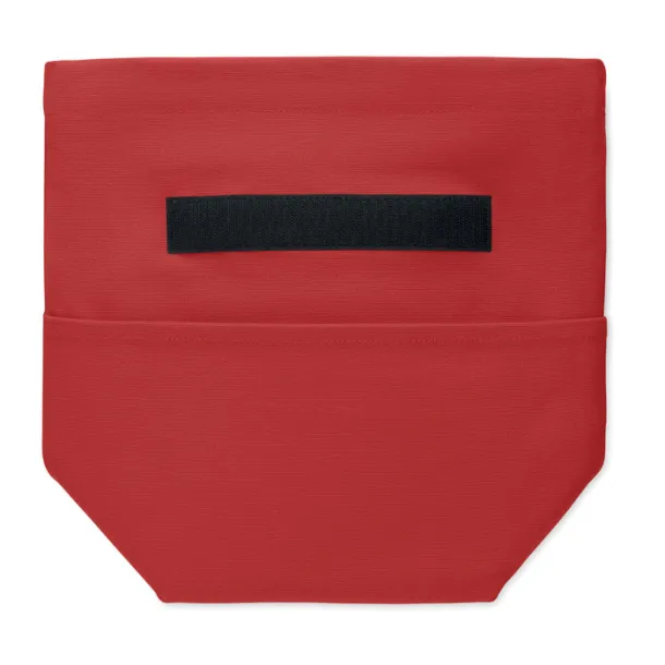 RECOBA COLOUR Recycled cotton cooler bag Red