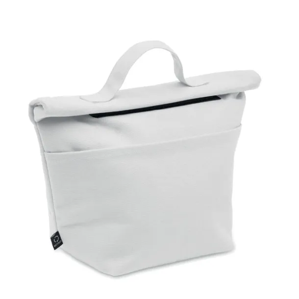 RECOBA COLOUR Recycled cotton cooler bag White