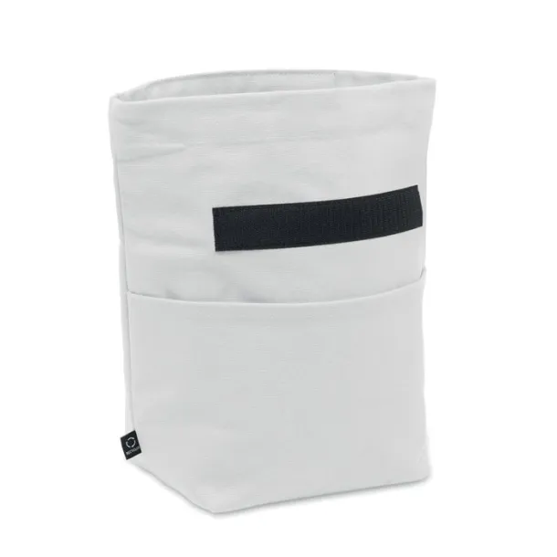 RECOBA COLOUR Recycled cotton cooler bag White