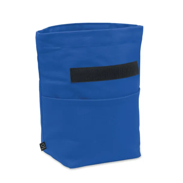 RECOBA COLOUR Recycled cotton cooler bag Royal blue