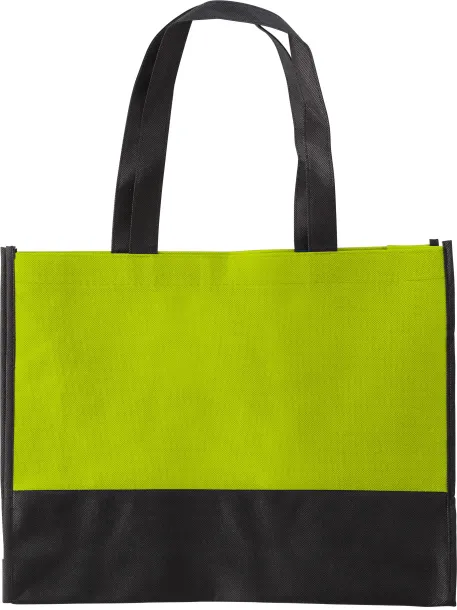  Nonwoven (80 gr/m²) shopping bag Brenda lime