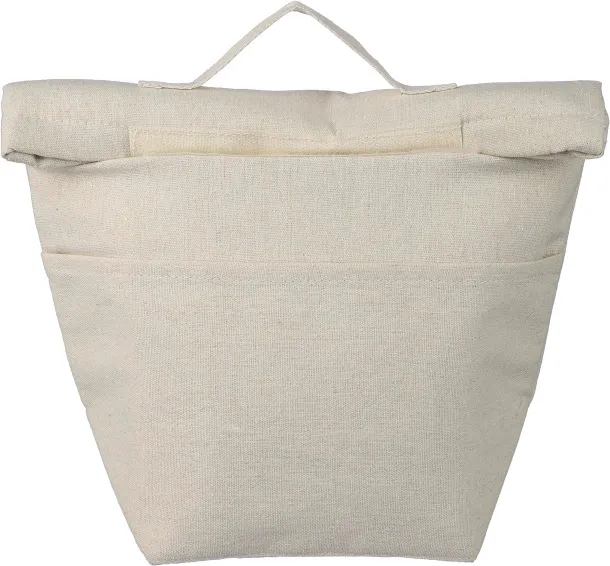 Faith Recycled cotton (220 gsm) rolltop cooler bag khaki