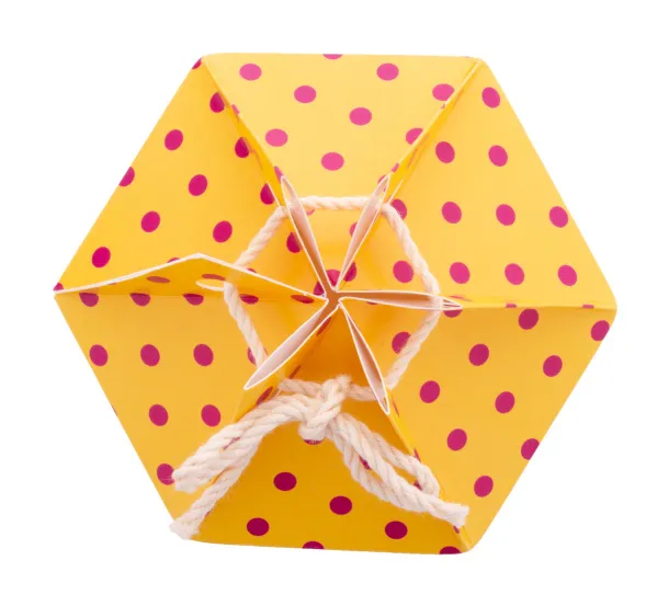 CreaBox HexaCord M personalizirana poklon kutija u obliku šesterokuta Bijela