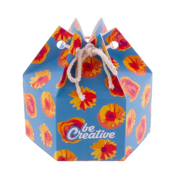 CreaBox HexaCord M personalizirana poklon kutija u obliku šesterokuta Bijela