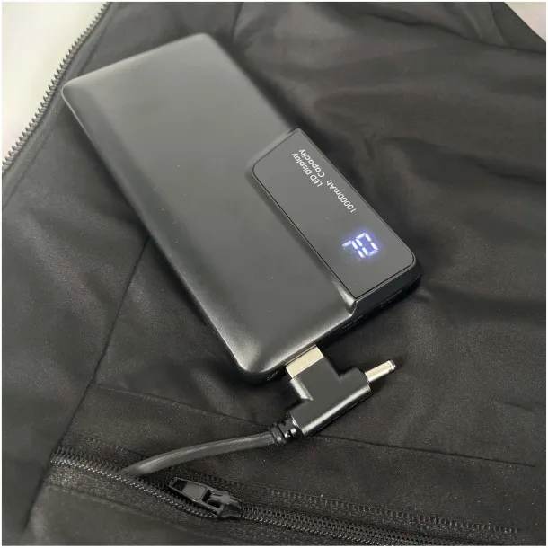 SCX.design G01 heated bodywarmer with power bank - SCX.design Solid black